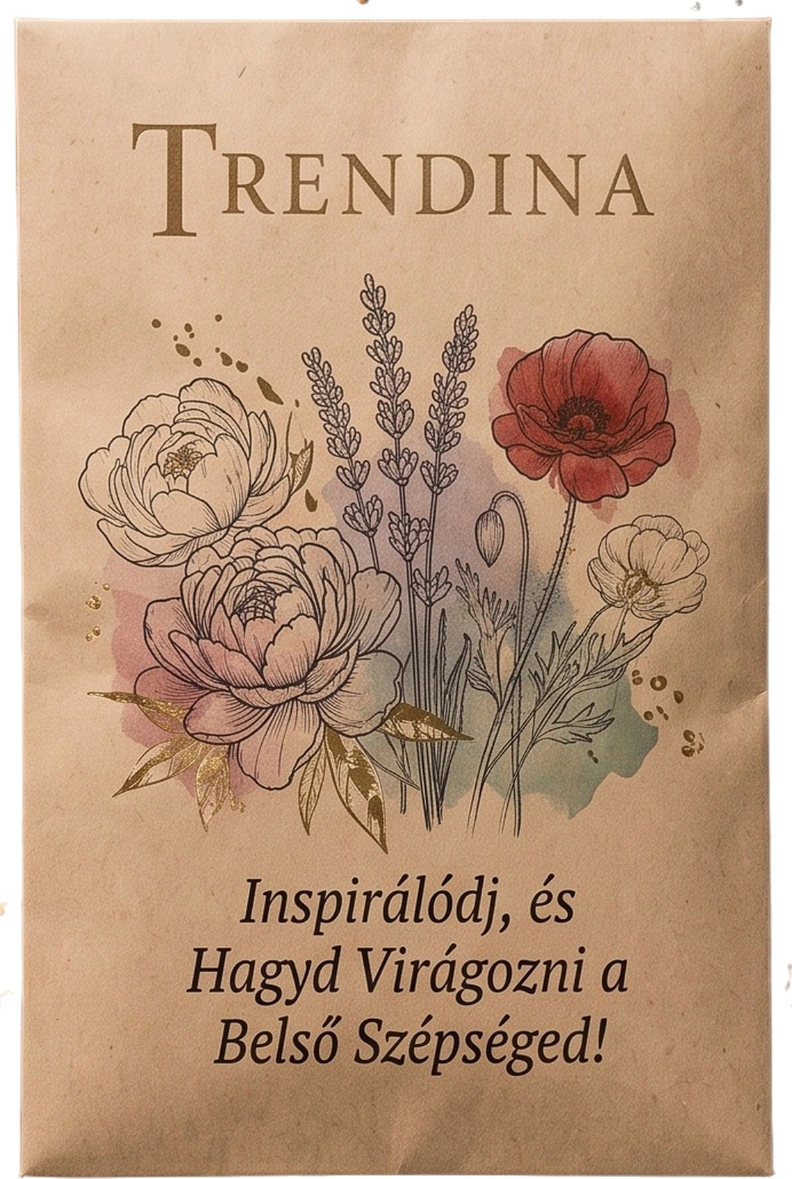 Trendina lifestyle magazin egyedi virágmag csomagja